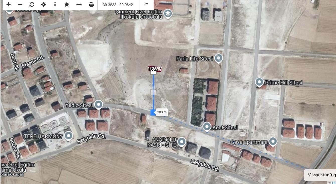 Zafertepe Mah.de 4 Kat İmarlı Fırsat Arsa