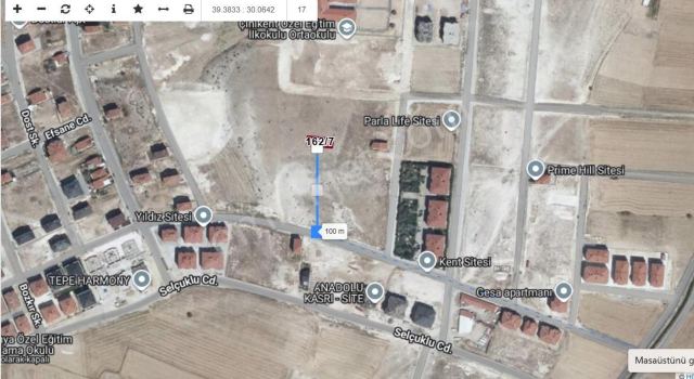 Zafertepe Mah.de 4 Kat İmarlı Fırsat Arsa