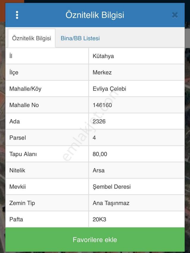 Özgü'den Şehir Hastanesi Yakını Satılık Arsa